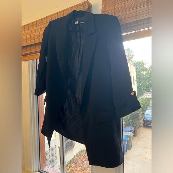 Zara Black Blazer Women’s - Picture 2 of 2